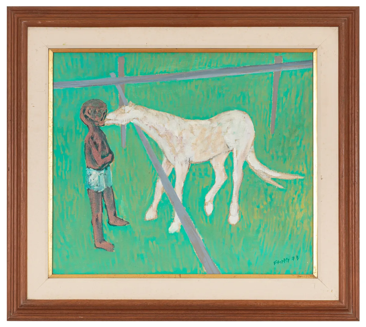 Cavalo e garoto — Fang