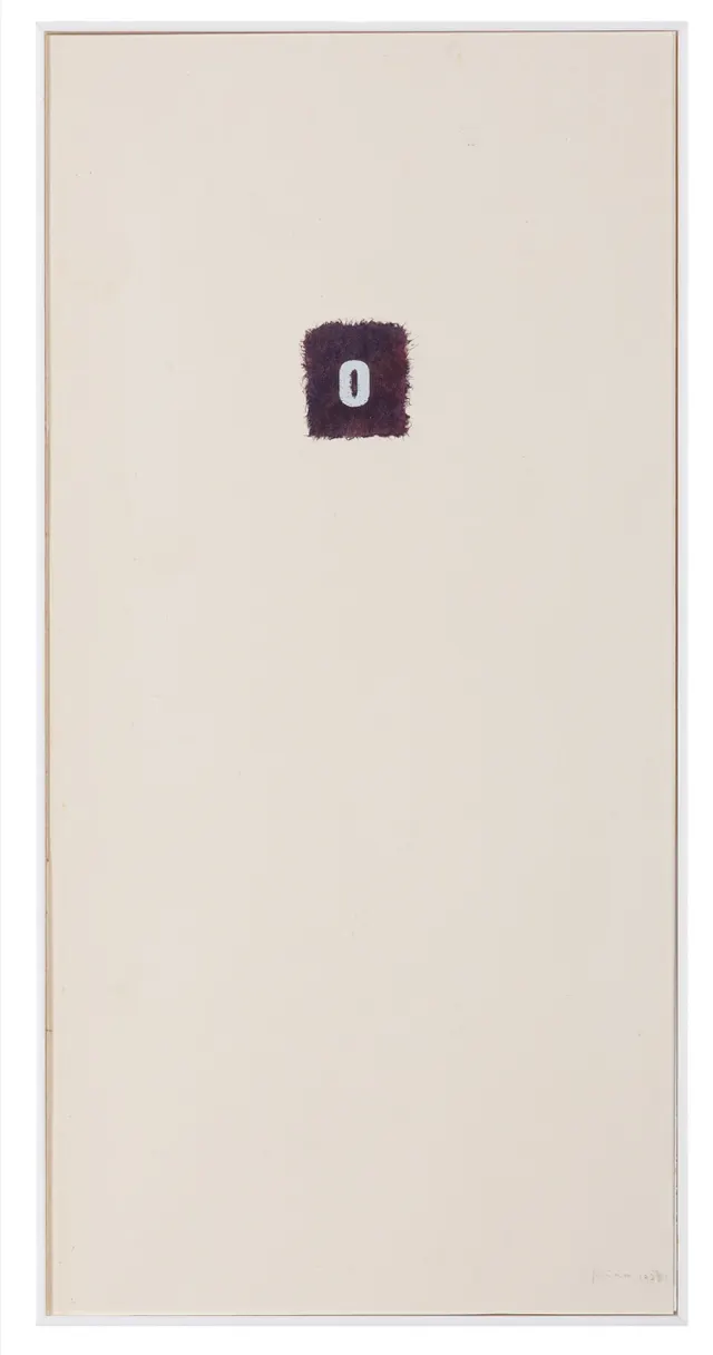 Work by Mira Schendel