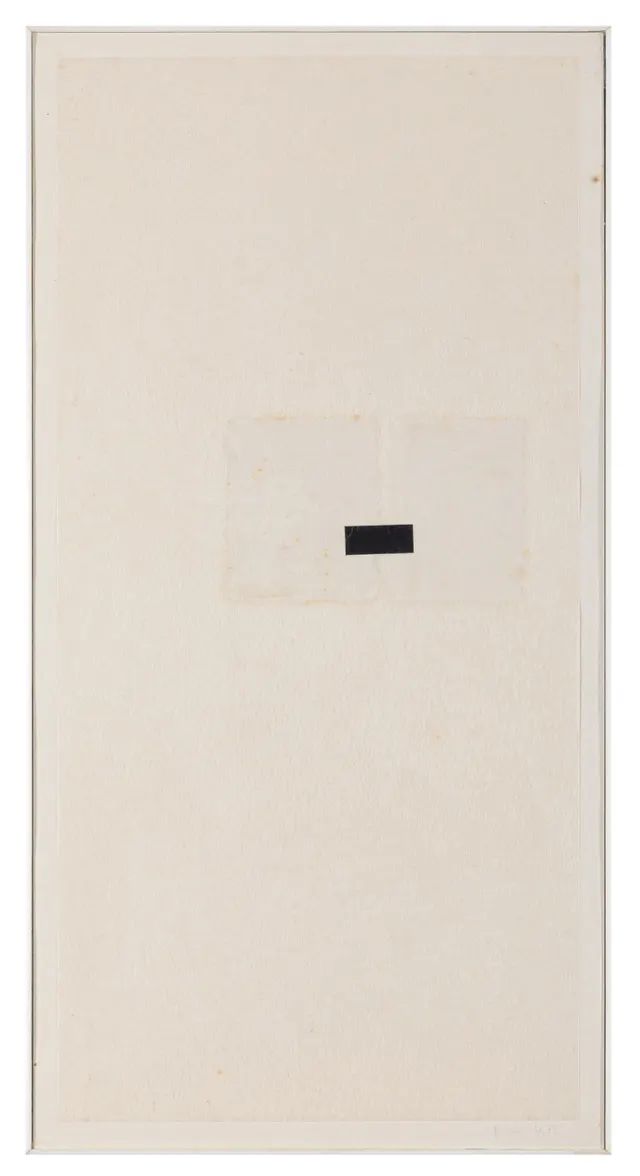 Work by Mira Schendel