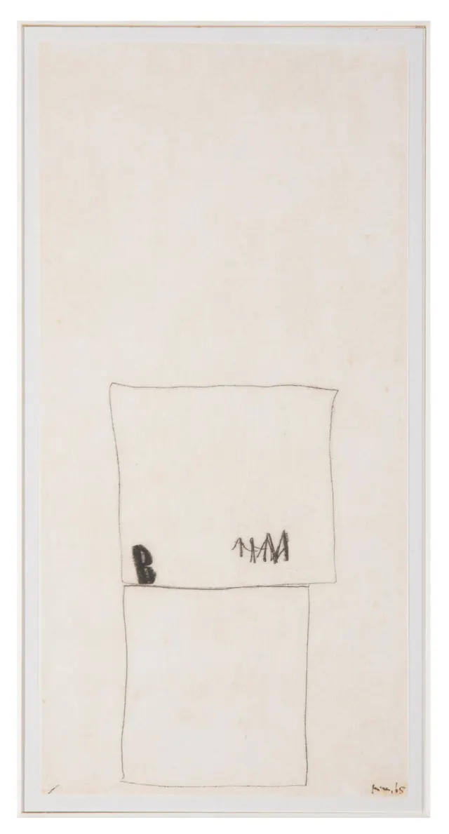 Work by Mira Schendel