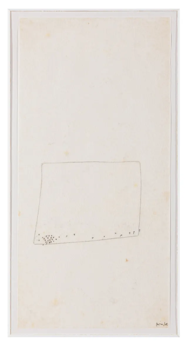 Work by Mira Schendel