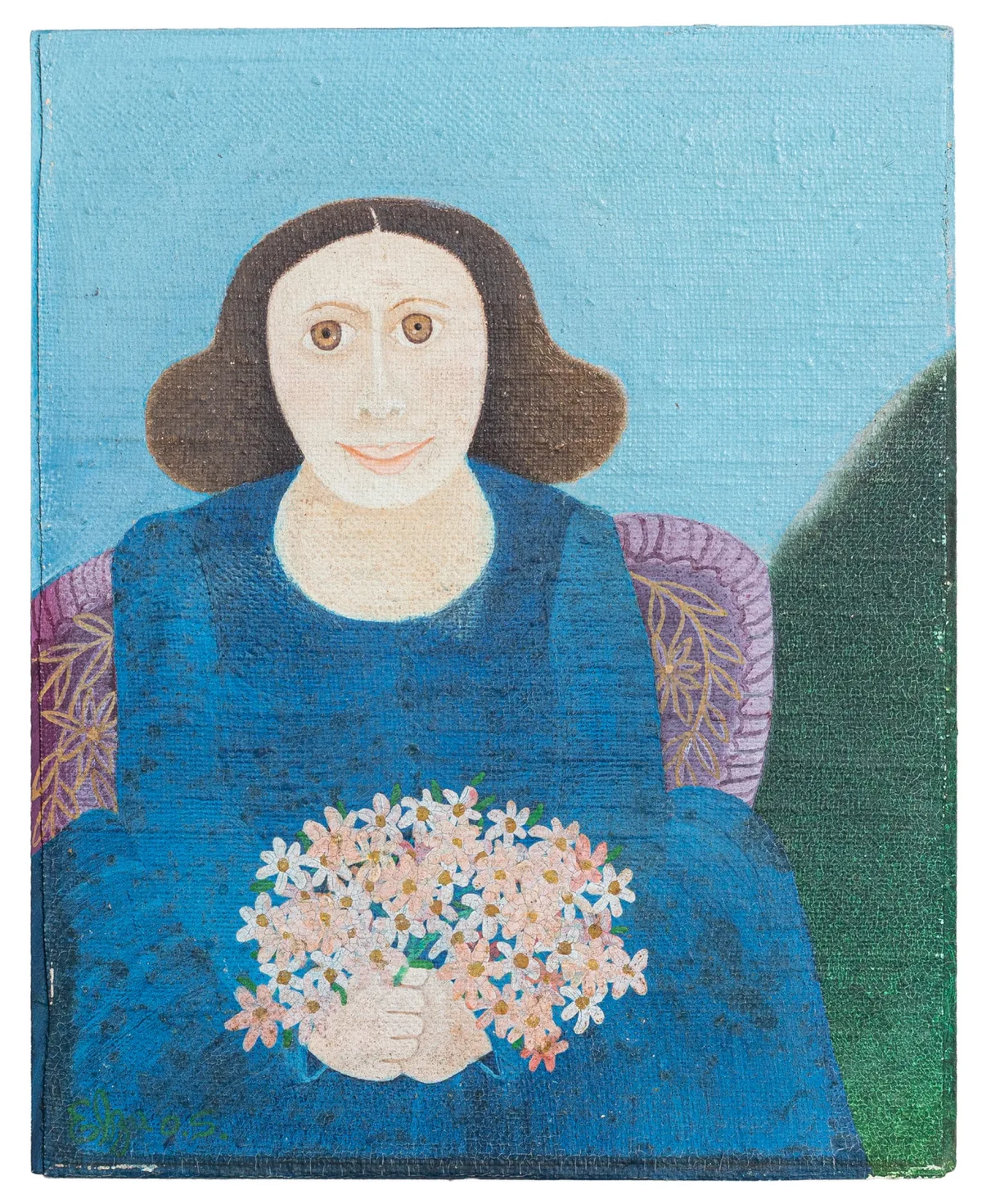 Mulheres com flores — Elza O.S.
