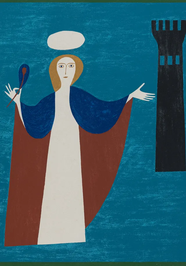 Work by Alfredo Volpi