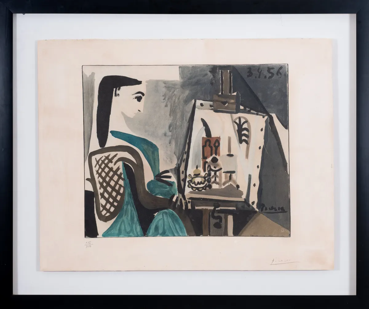 Femme dans l'atelier, 1956 — Pablo Picasso