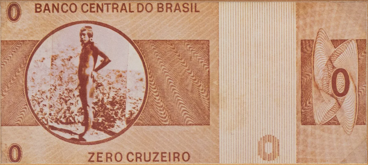 Zero cruzeiro, duas notas — Cildo Meireles