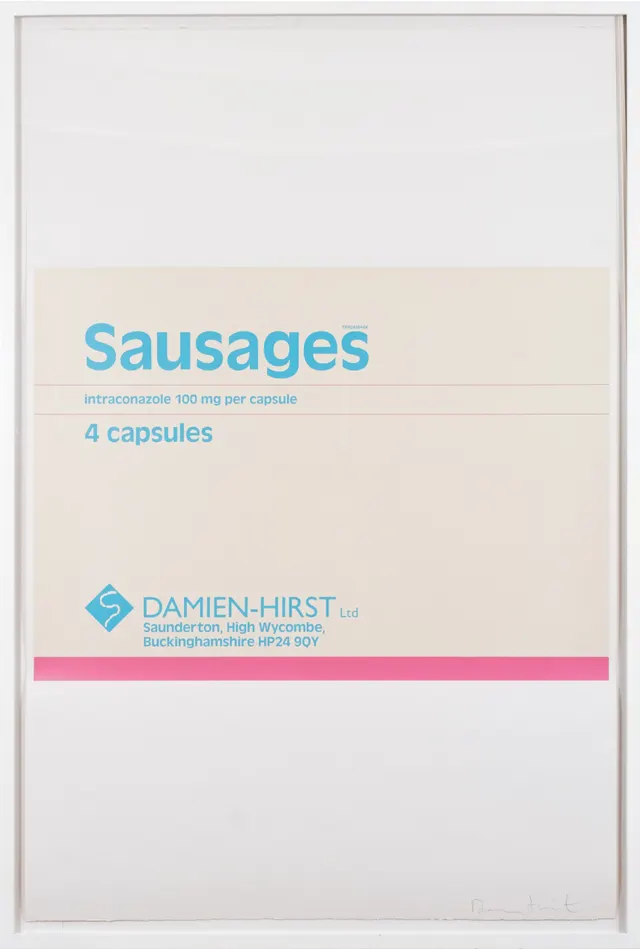 Work by Damien Hirst