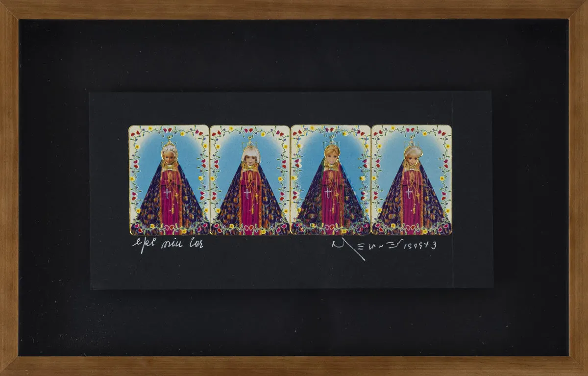 Work by Nelson Leirner