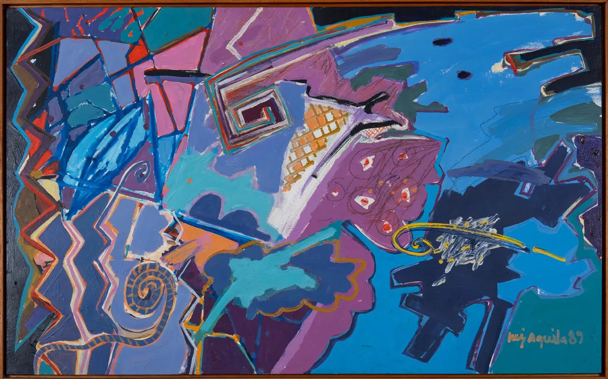 Pintura entre céu e mar, 1989 — Luiz Aquila
