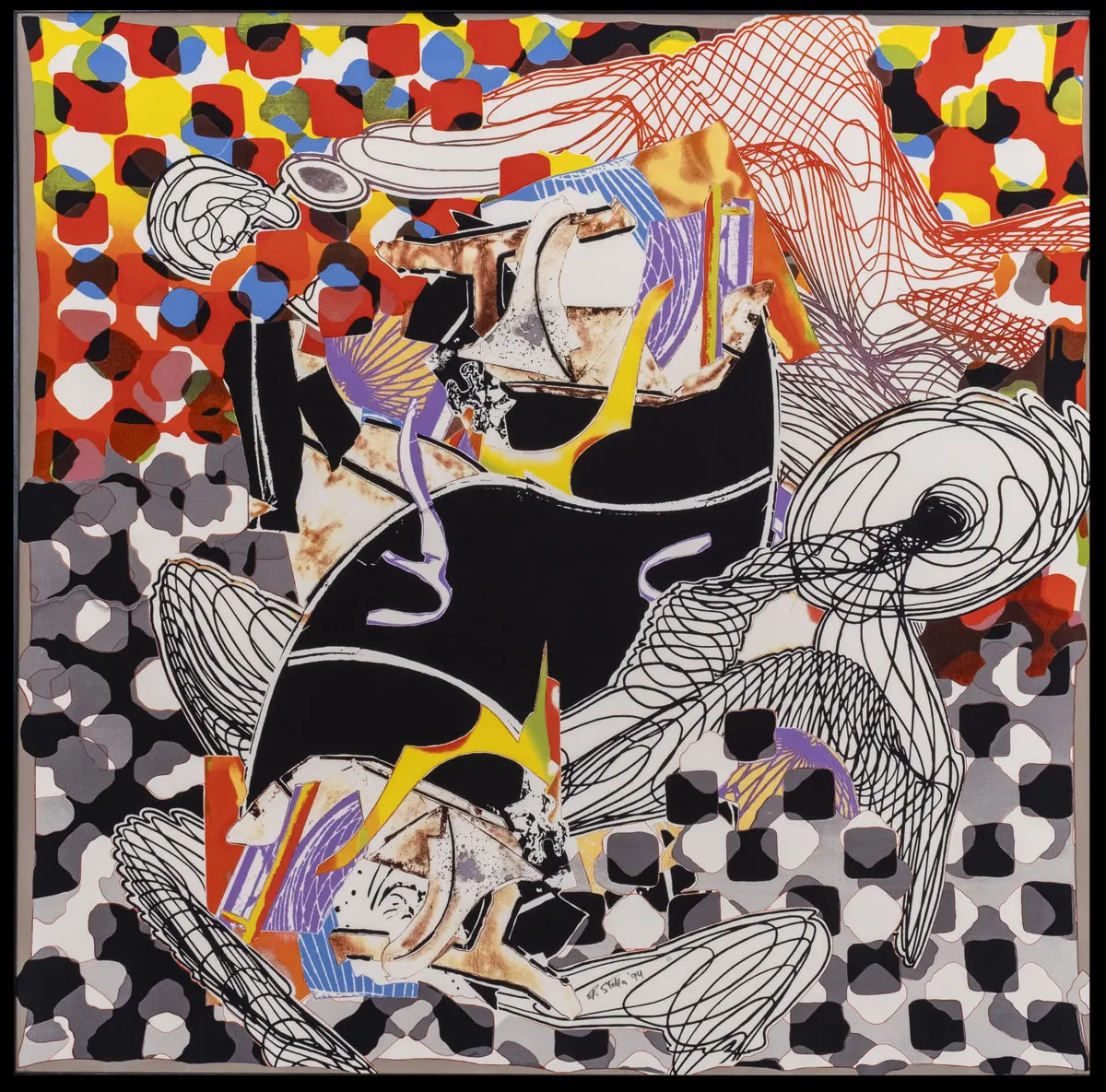 Work by Frank Stella