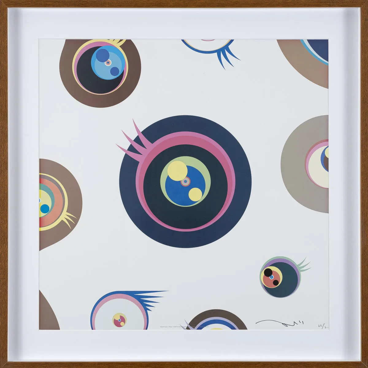 Jellyfish Eyes - White 1 — Takashi Murakami