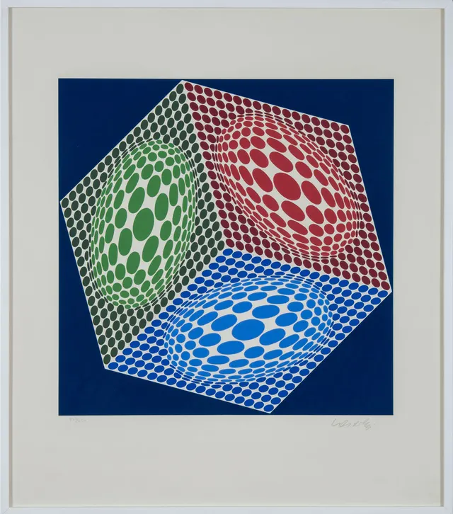 Work by Victor Vasarely