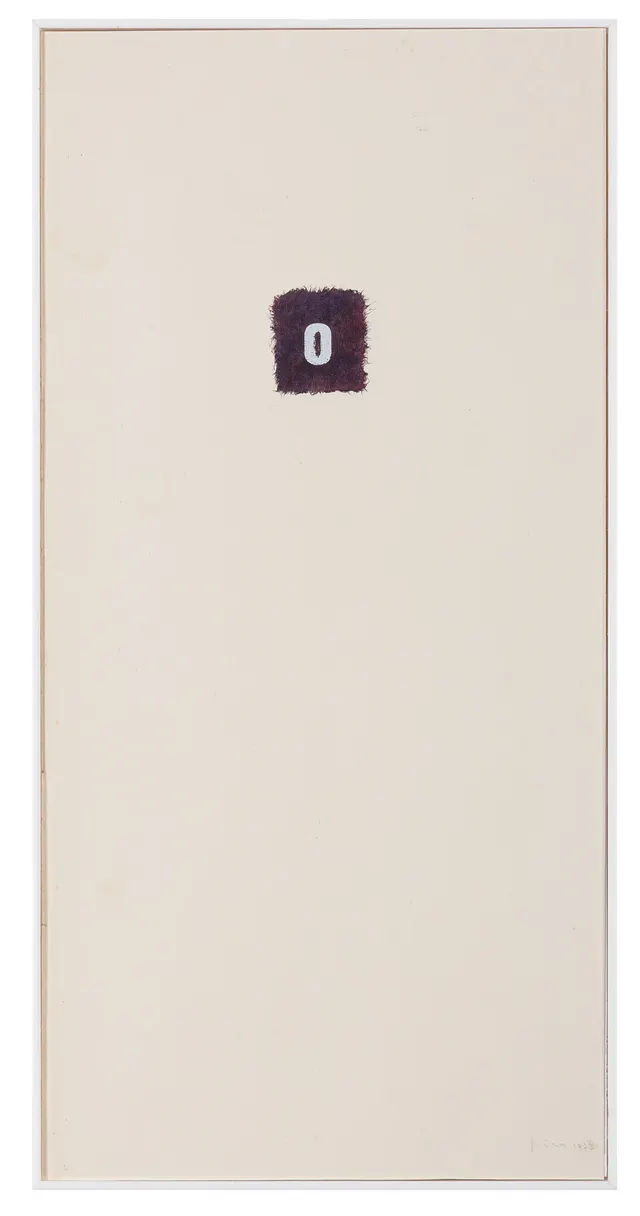 Work by Mira Schendel