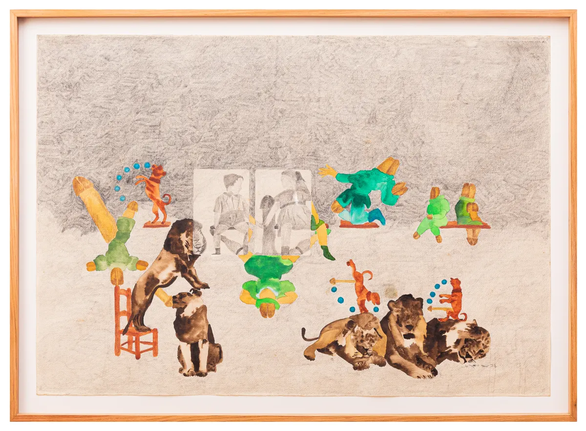 Work by Nelson Leirner