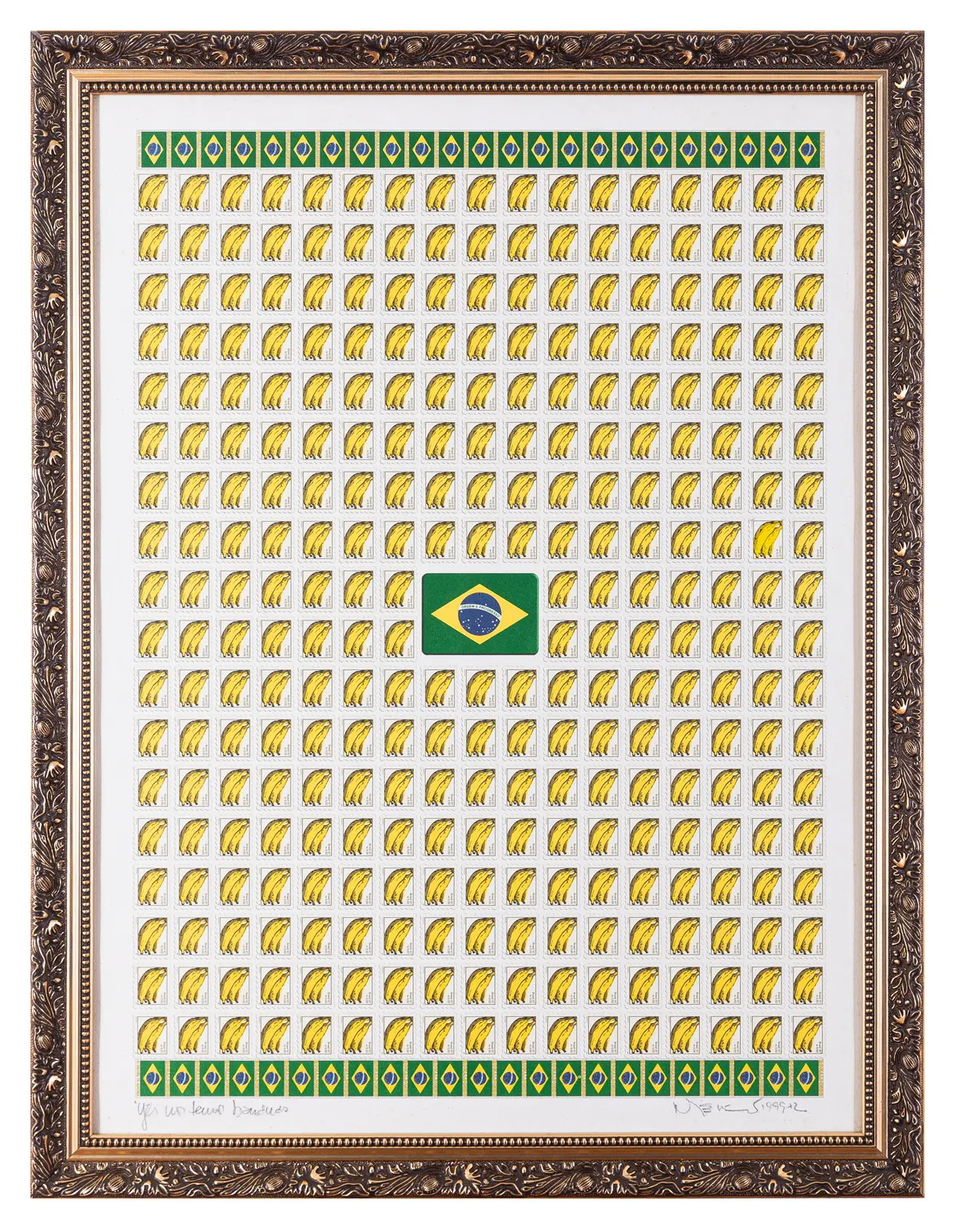 Work by Nelson Leirner