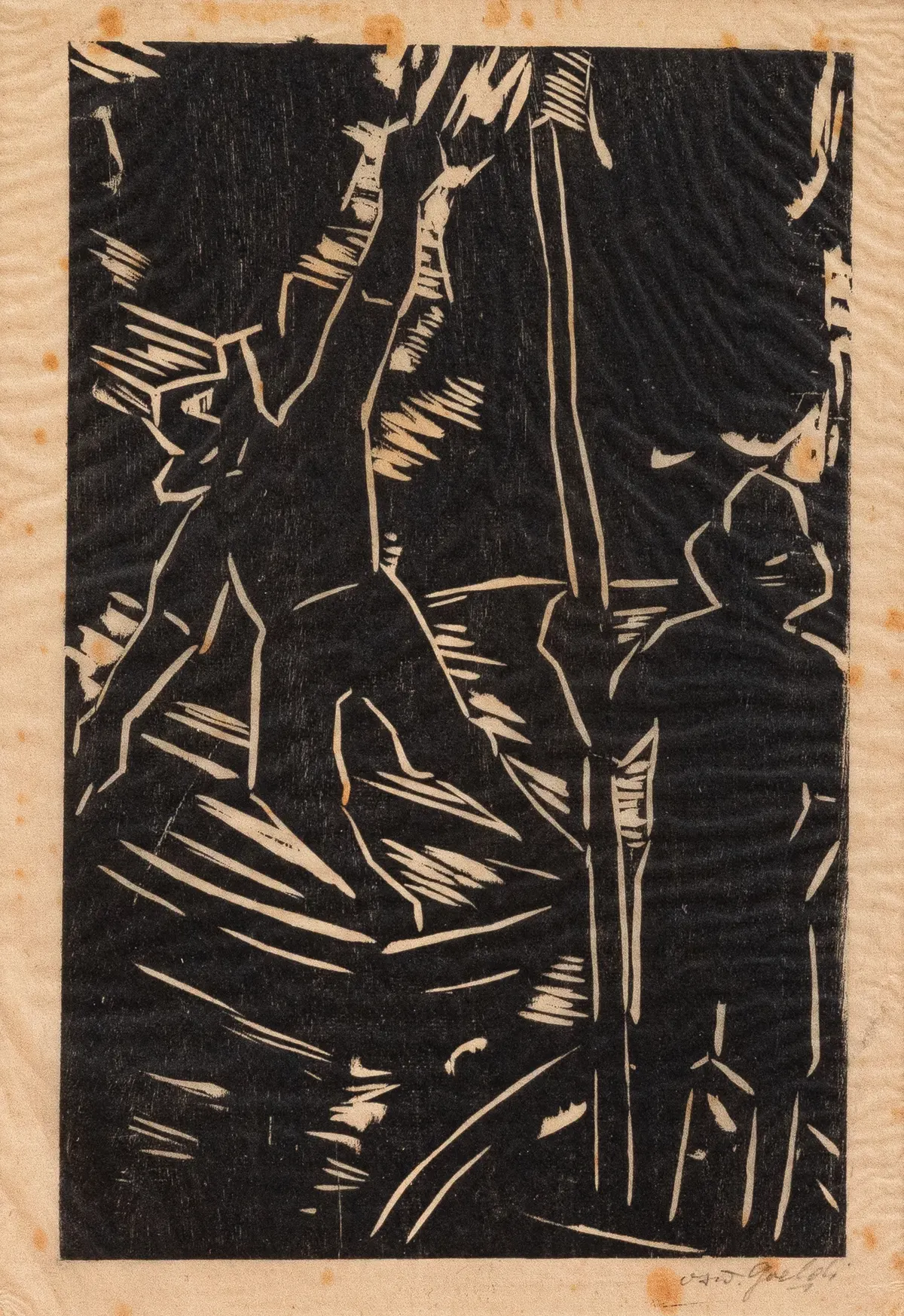 Work by Oswaldo Goeldi