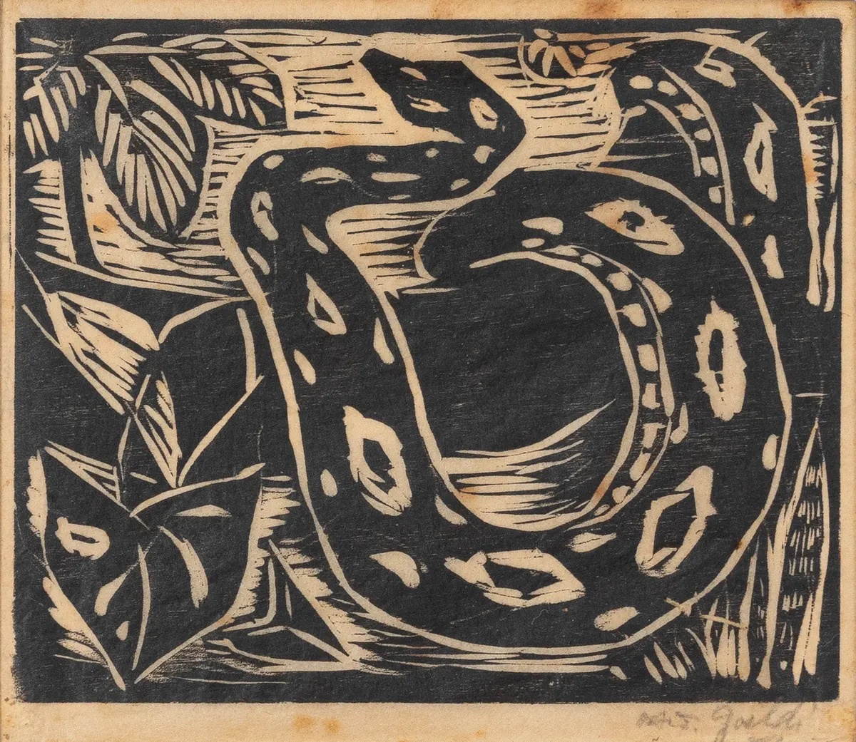 Work by Oswaldo Goeldi