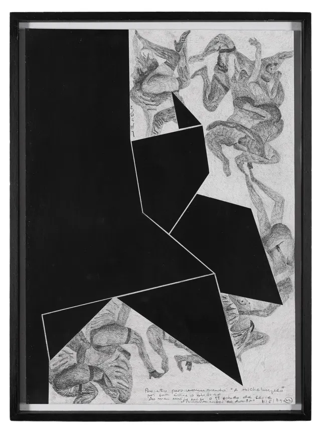 Work by Nelson Leirner