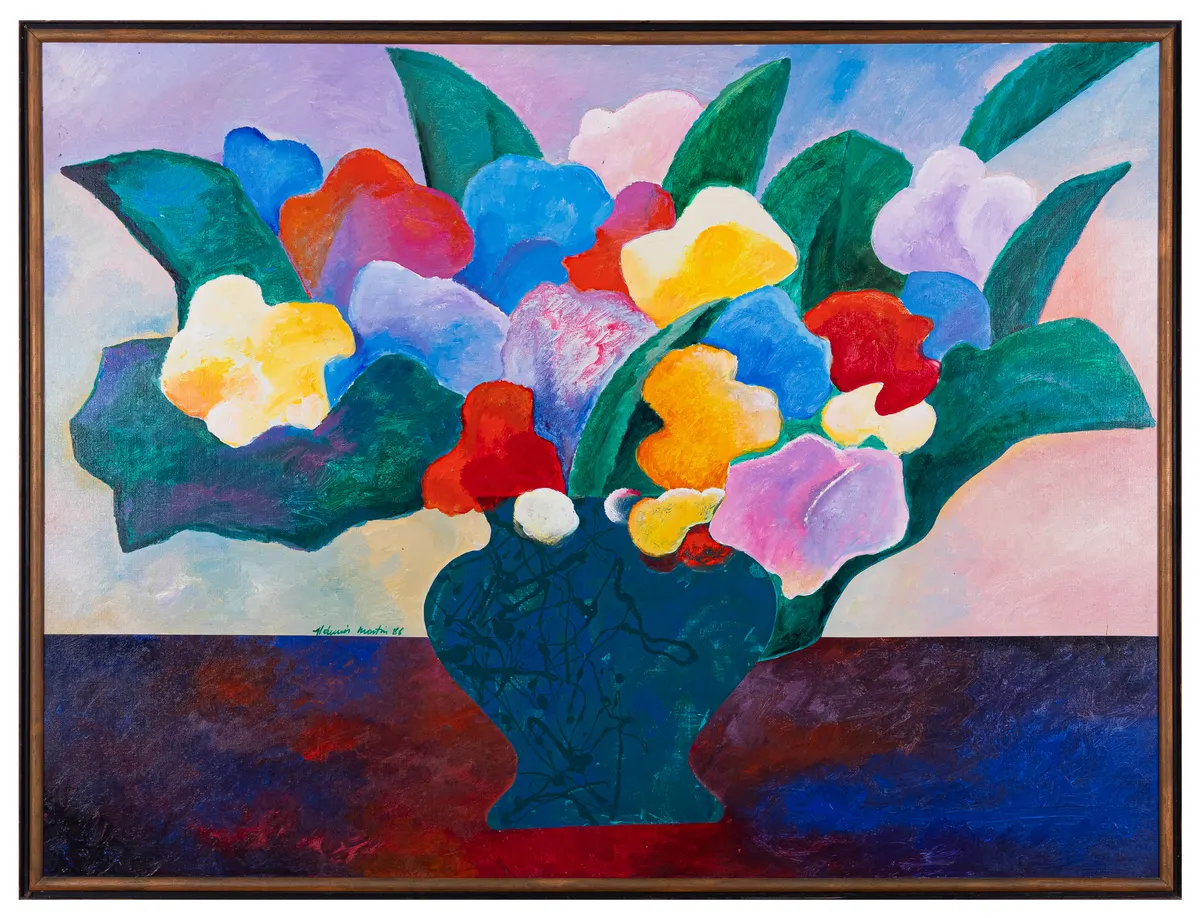 Vaso com flores, 1986 — Aldemir Martins