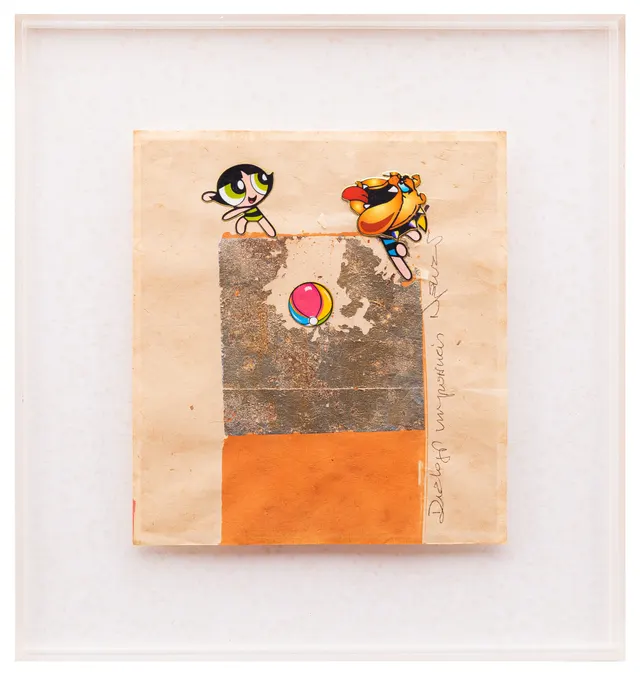 Work by Nelson Leirner