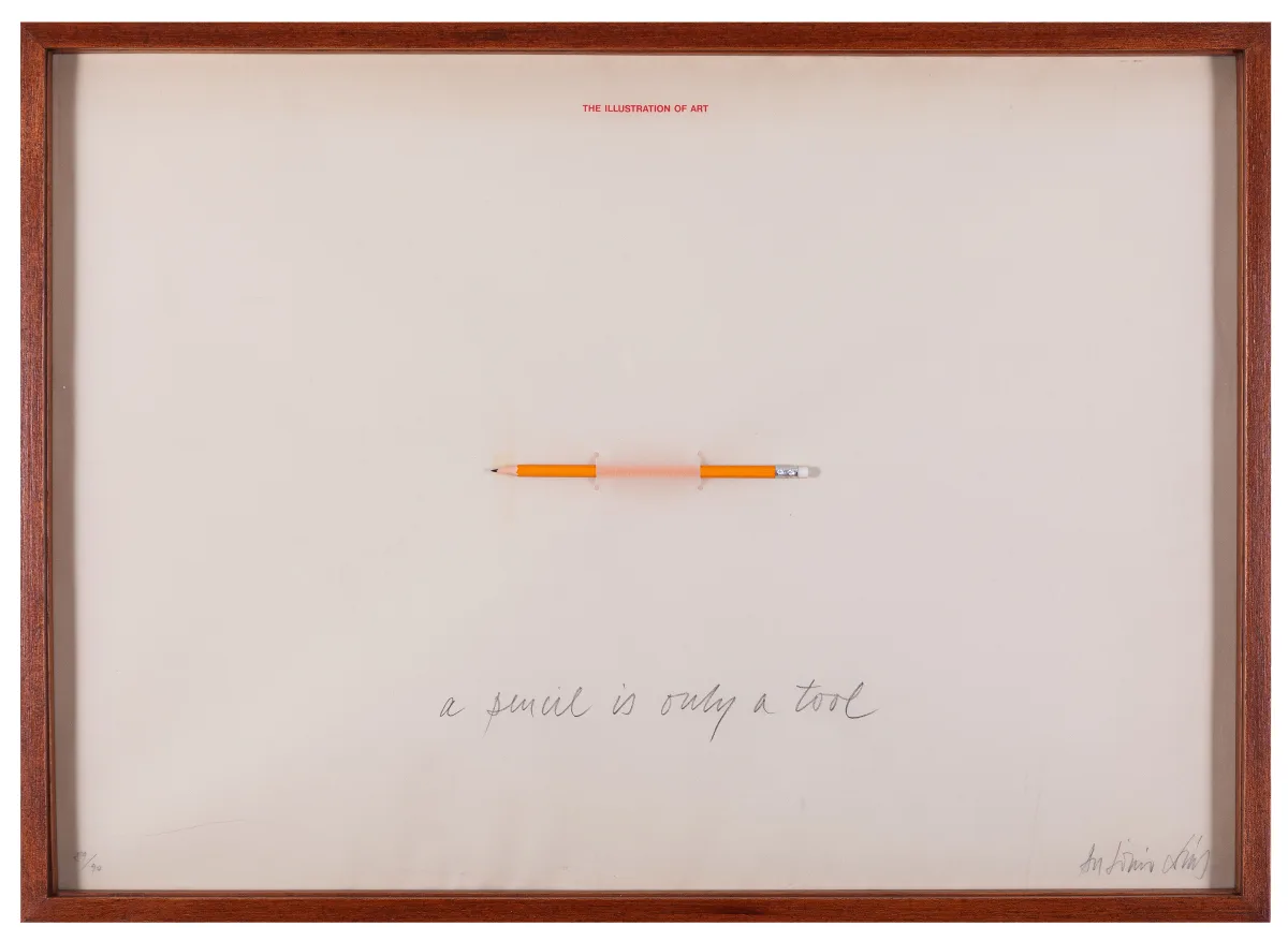 A pencil is only a tool — Antônio Dias
