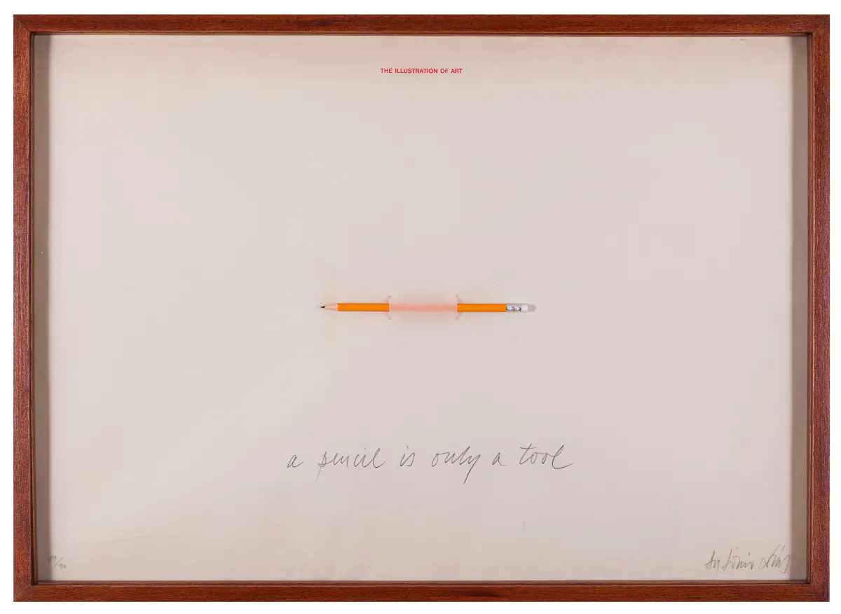 A pencil is only a tool — Antônio Dias