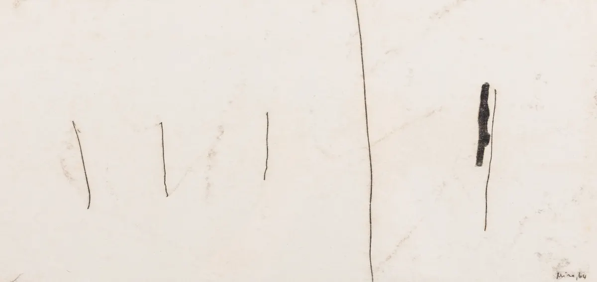 Work by Mira Schendel
