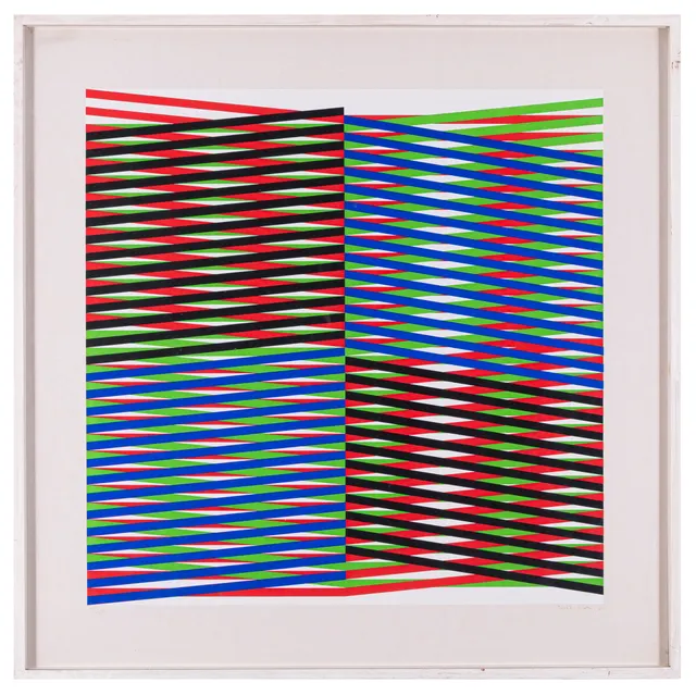 Work by Carlos Cruz-Díez