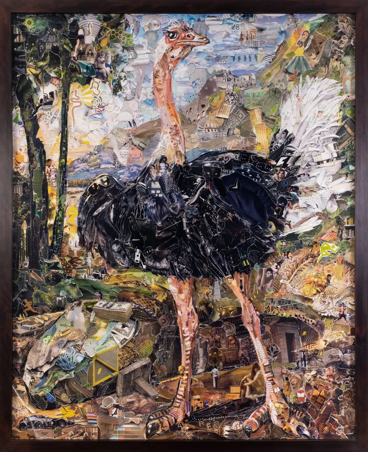 Pictures of Magazine 2: Study of Ostrich, After Nicasius Bernaerts — Vik Muniz