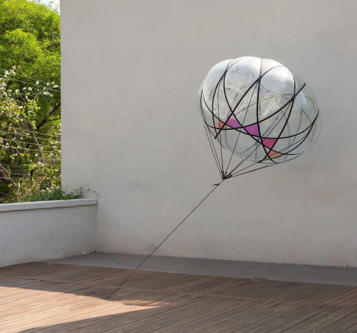 Work by Tomás Saraceno
