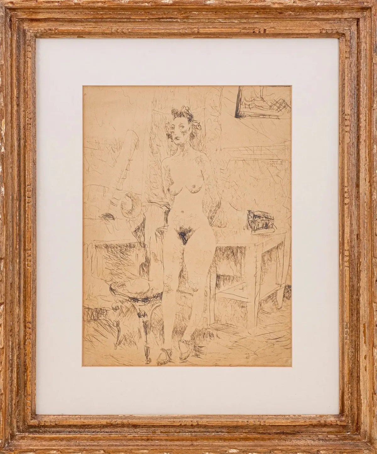 Nu feminino, 1931 — Flávio de Carvalho