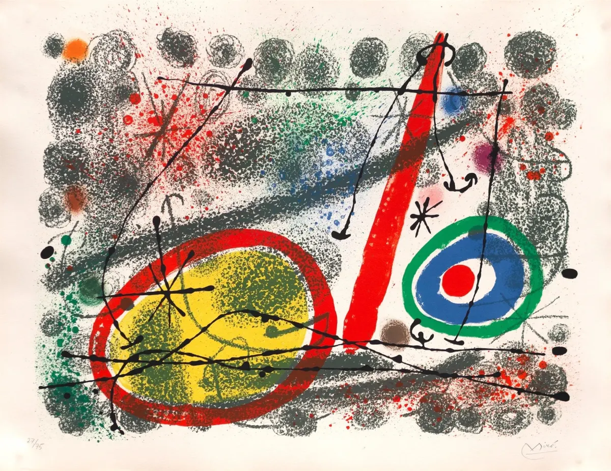 One plate from: Cantones, 1965 — Joan Miró