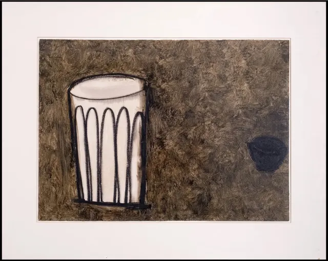 Work by Mira Schendel