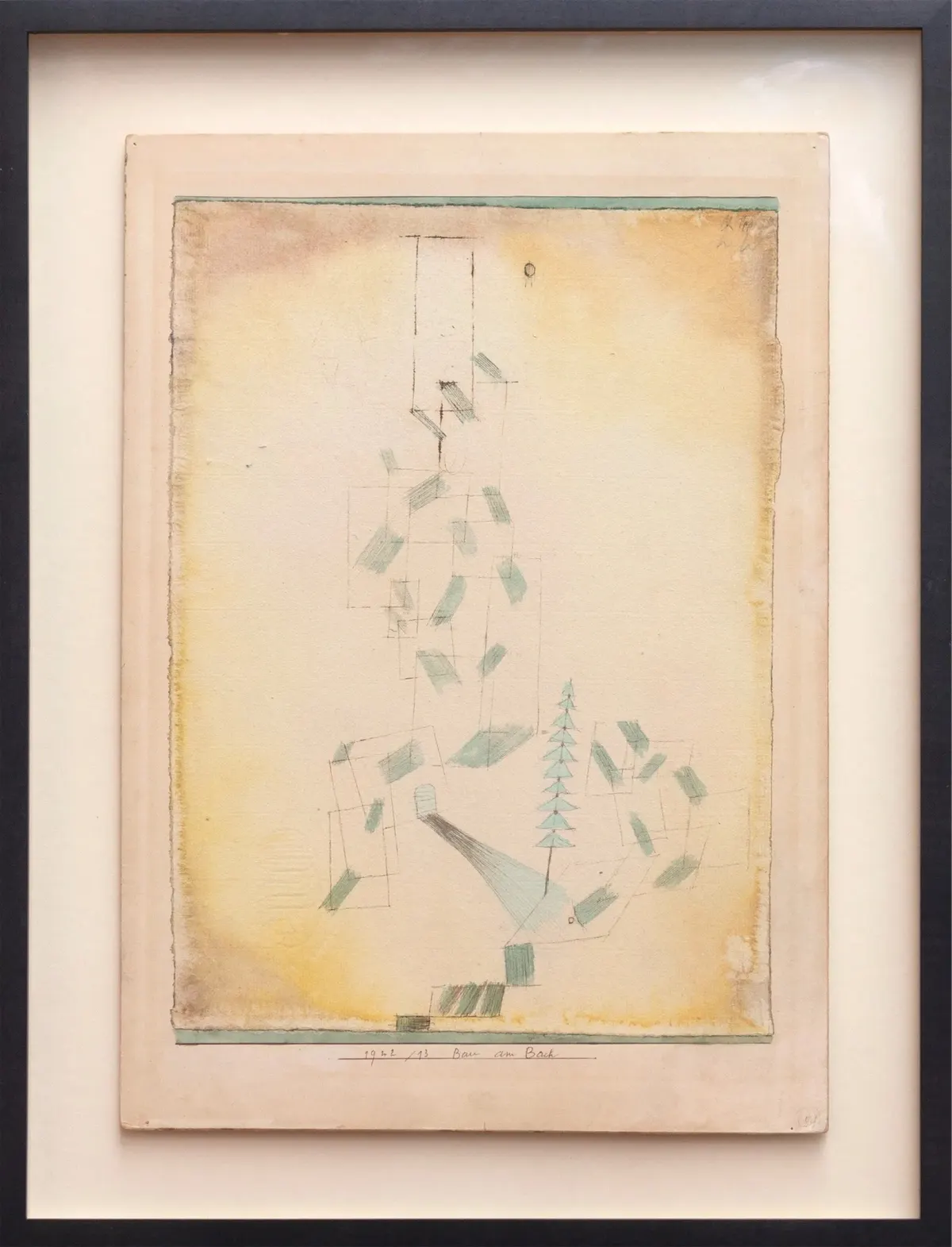 Bau am Bach, 1922 — Paul Klee