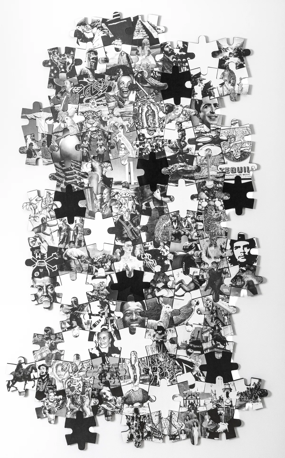To be continued (Latin America Puzzle), 2001 — Regina Silveira