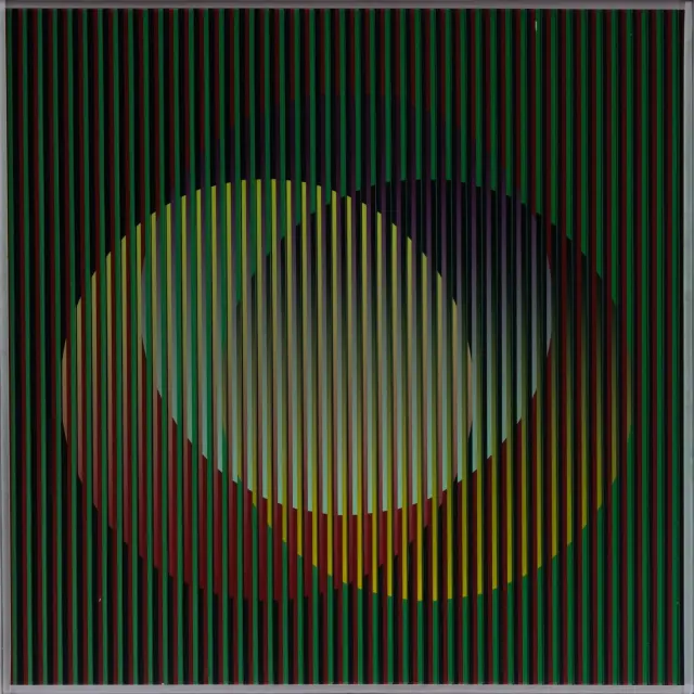 Work by Carlos Cruz-Díez