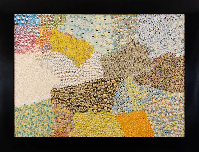 Work by Nelson Leirner