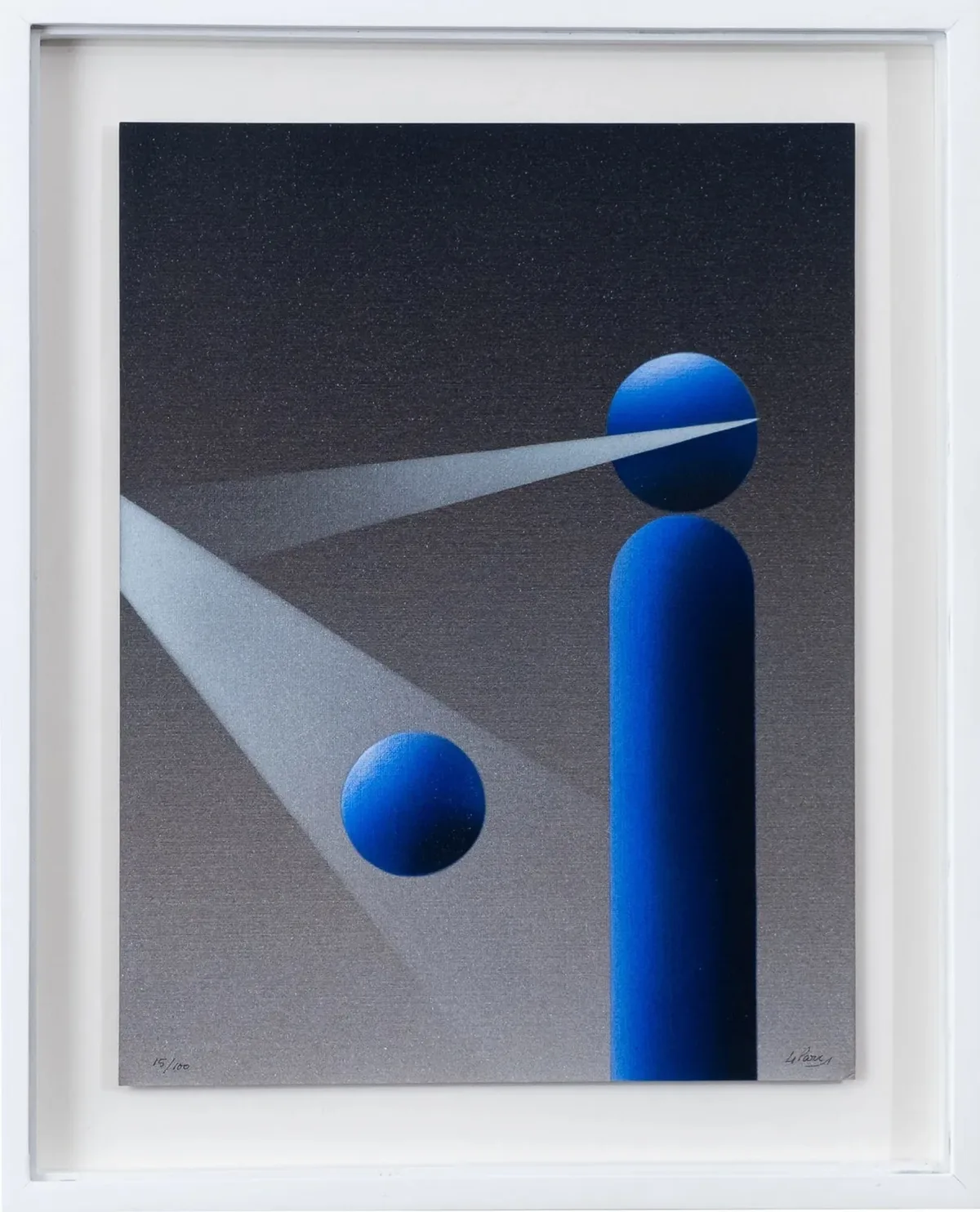 Composição azul — Julio Le Parc