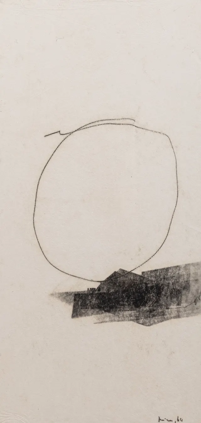 Work by Mira Schendel