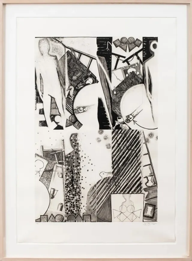Work by Jasper Johns