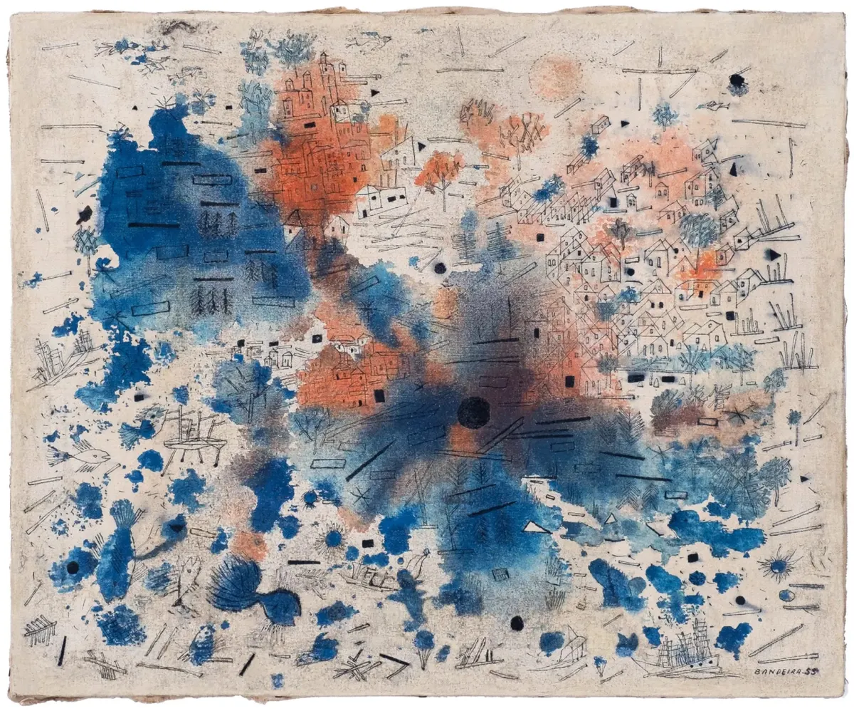 O mar invadindo a cidade, 1953 — Antônio Bandeira